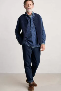 Trousers & Shorts<Seasalt Cornwall Men's Midshipman Cord Trousers Maritime