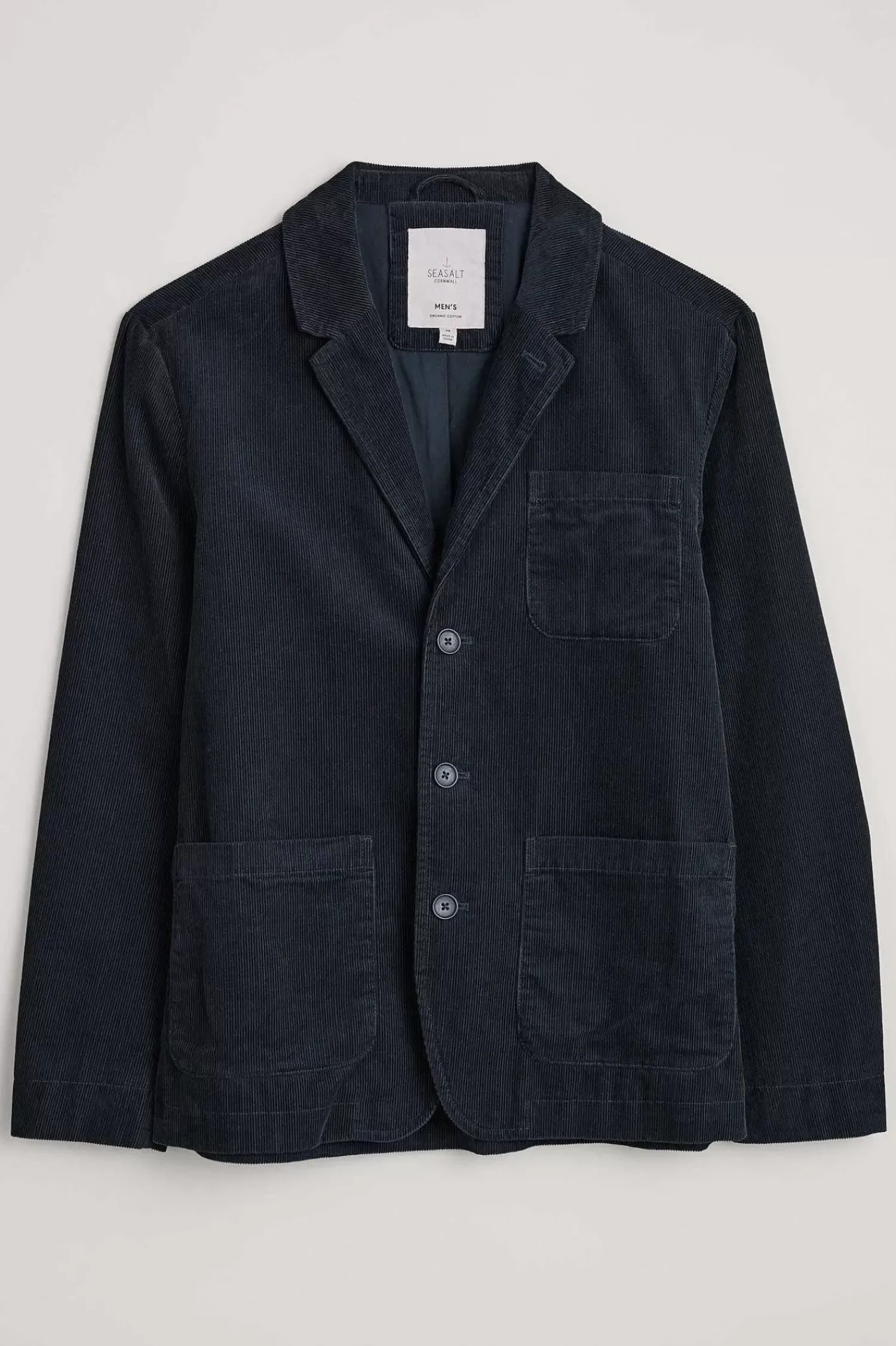 Coats & Jackets<Seasalt Cornwall Men's Plantsman Cord Blazer Inkwell