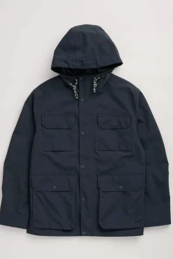 Coats & Jackets<Seasalt Cornwall Men's Porthcurno Waterproof Jacket Inkwell