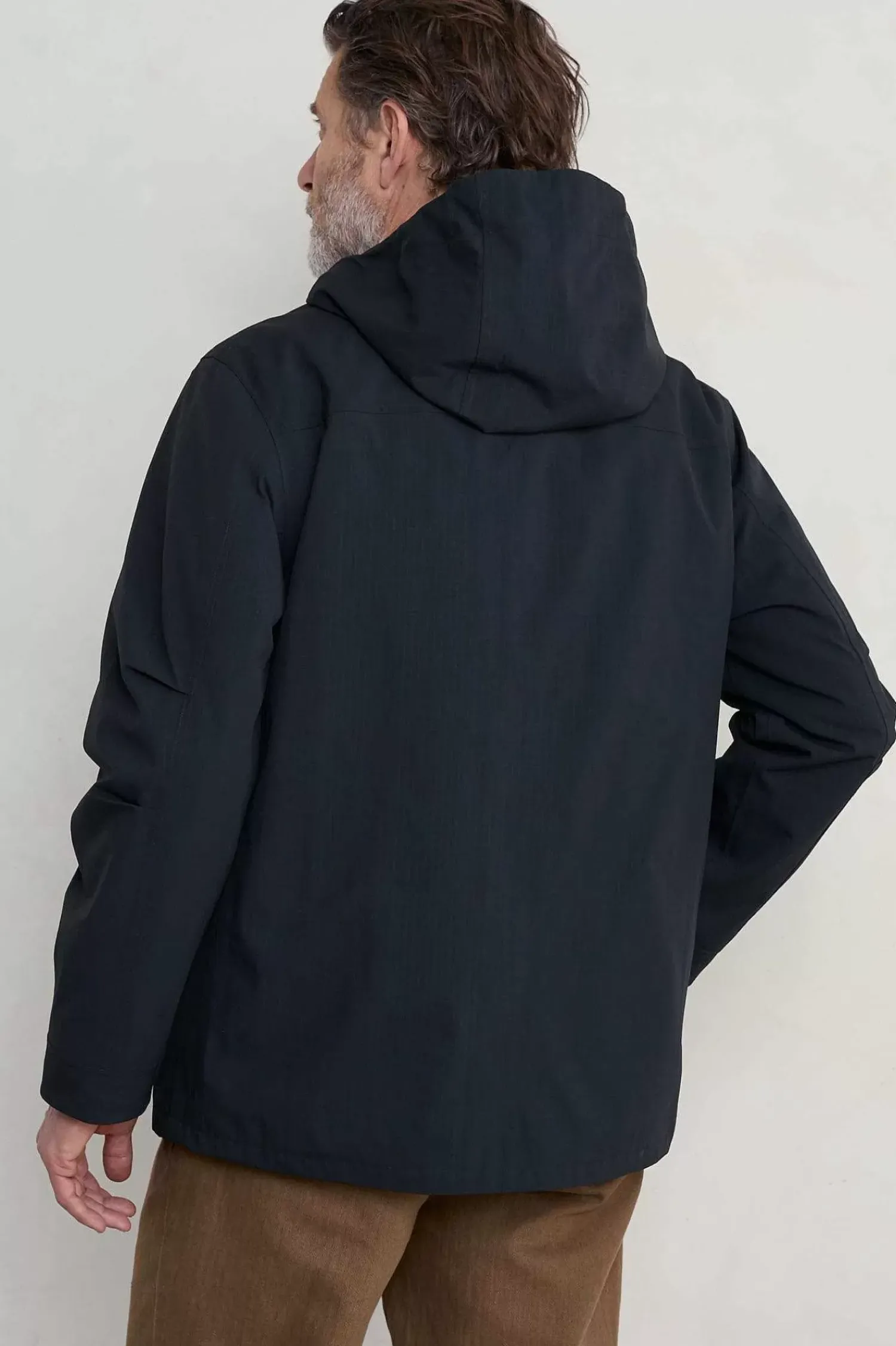 Coats & Jackets<Seasalt Cornwall Men's Porthcurno Waterproof Jacket Inkwell