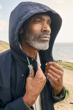 Coats & Jackets<Seasalt Cornwall Men's Porthcurno Waterproof Jacket Inkwell