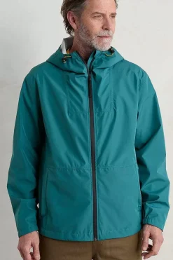 Coats & Jackets<Seasalt Cornwall Men's Sailing Time Lightweight Waterproof Jacket Lake