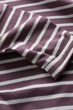 2 Mix & Match<Seasalt Cornwall Men's Sailor Shirt With Crew Neck (Gots) Breton Mallow Chalk