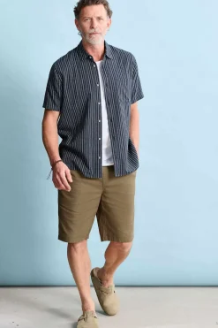 Shirts<Seasalt Cornwall Men's Skylight Cave Short Sleeve Shirt Haco Maritime