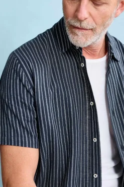 Shirts<Seasalt Cornwall Men's Skylight Cave Short Sleeve Shirt Haco Maritime