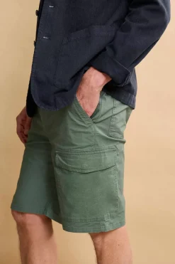 Trousers & Shorts<Seasalt Cornwall Men's Tillerman Organic Cotton Cargo Shorts Dark Balsam