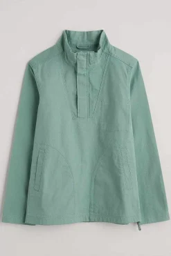 Tops & T-Shirts<Seasalt Cornwall Men's Trelew Smock Sardine