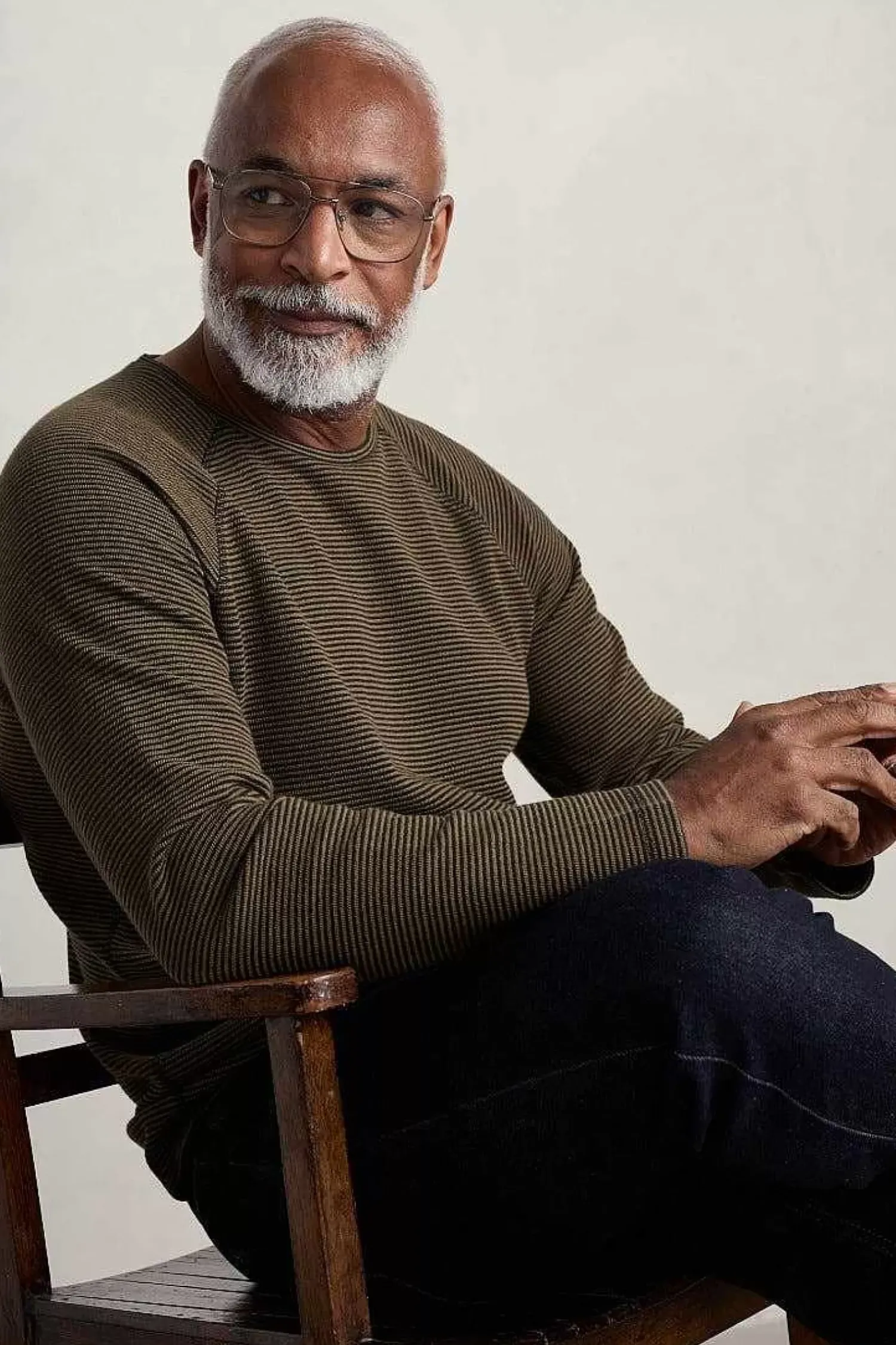 Tops & T-Shirts<Seasalt Cornwall Men's Venton Striped Long Sleeve Top Mallow Seagrass Inkwell