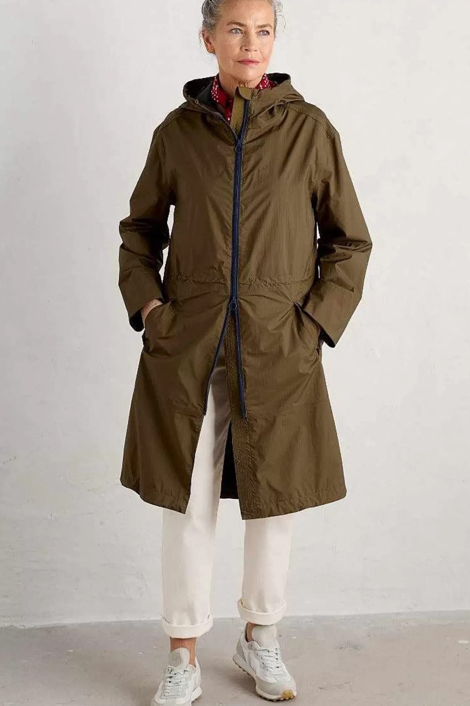 Coats & Jackets<Seasalt Cornwall Mistborne Waterproof Coat Laurel