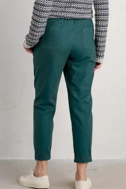 Trousers & Shorts<Seasalt Cornwall Nanterrow Trousers Dark Thyme