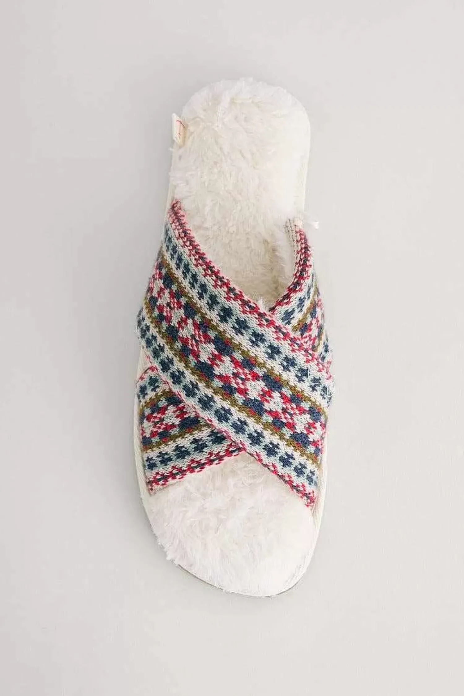 Nightwear<Seasalt Cornwall Night Ships Crossover Slippers Fence Floral Aran Multi