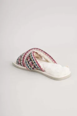 Nightwear<Seasalt Cornwall Night Ships Crossover Slippers Fence Floral Aran Multi