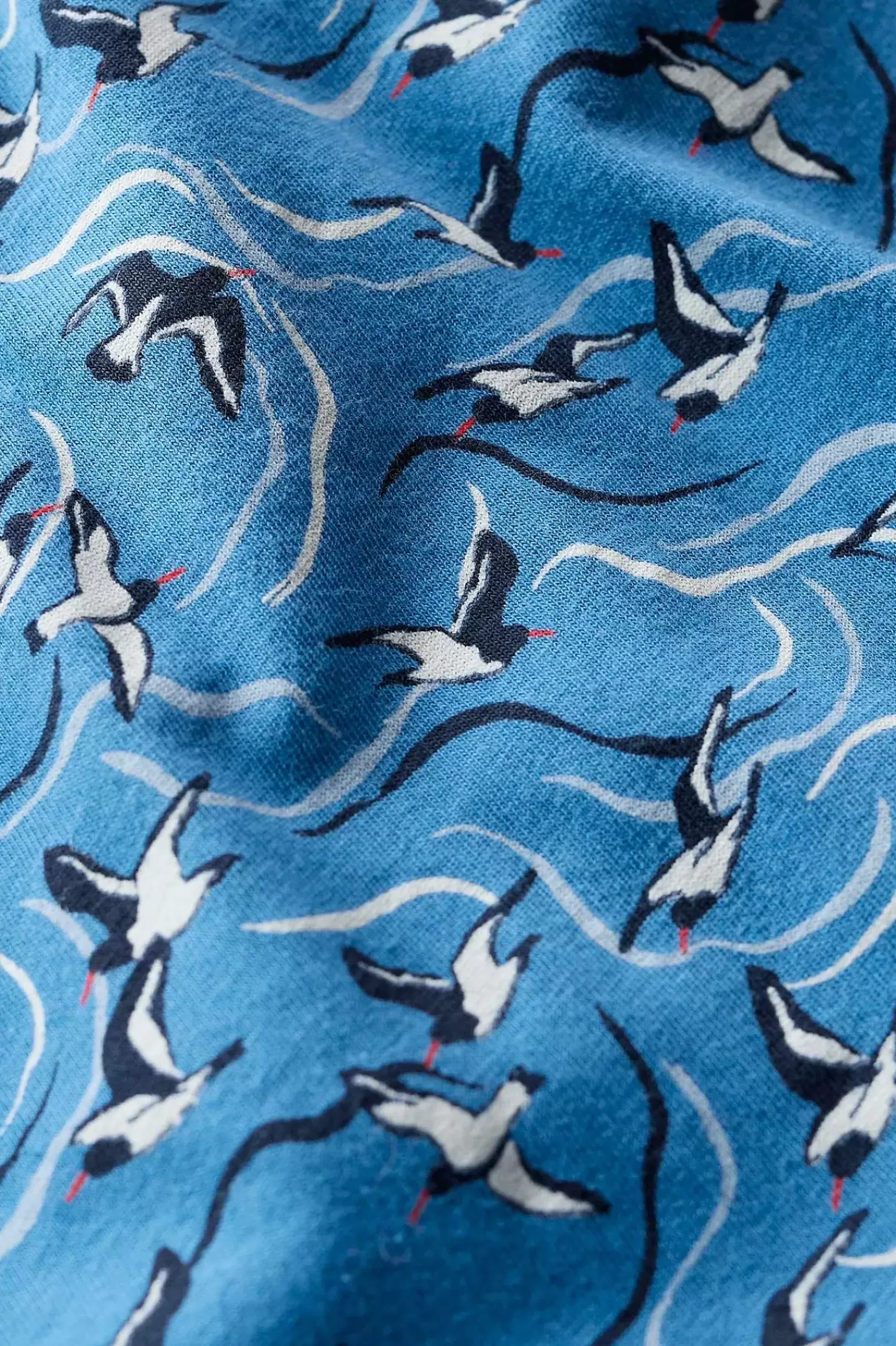 Dresses<Seasalt Cornwall Pier View Jersey Dress River Birds Sailboats