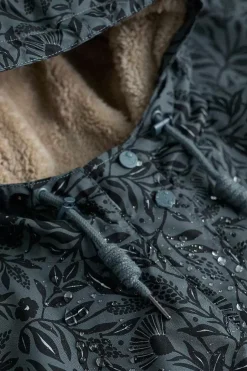 Coats & Jackets<Seasalt Cornwall Plant Hunter Waterproof Coat Folk Meadow Nickel