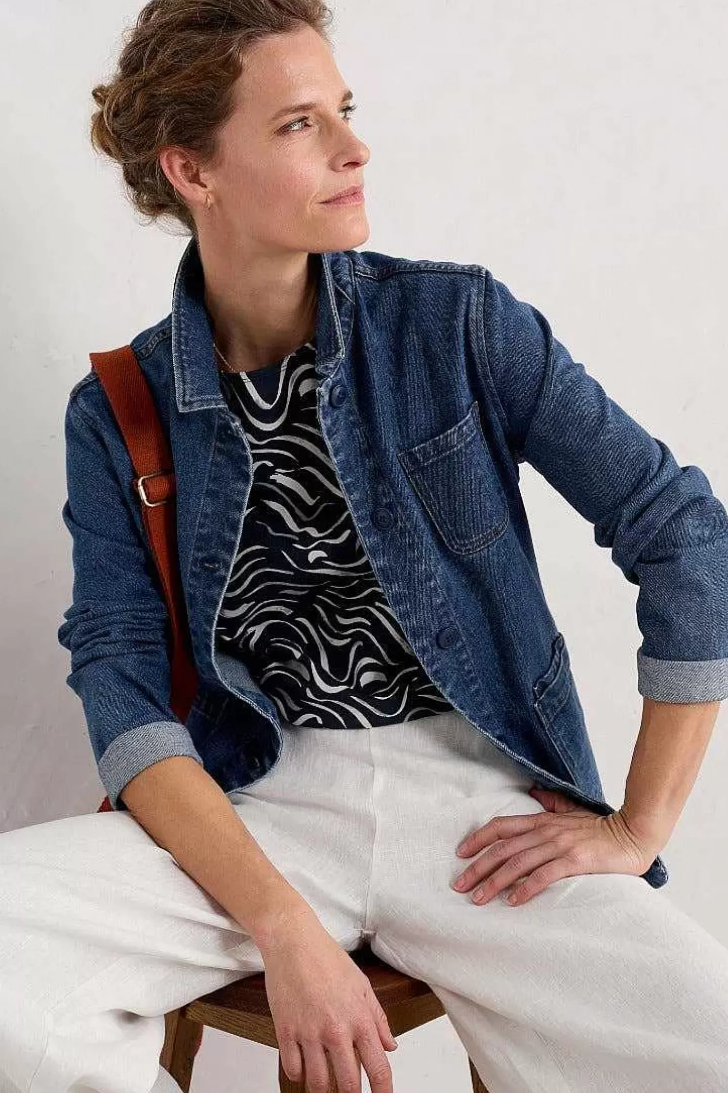 Tops<Seasalt Cornwall Poisson Jersey Top (Gots) Tide Lines Maritime