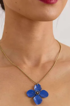 Jewellery<Seasalt Cornwall Pollinator Flower Pendant Lunaria Blue Jay