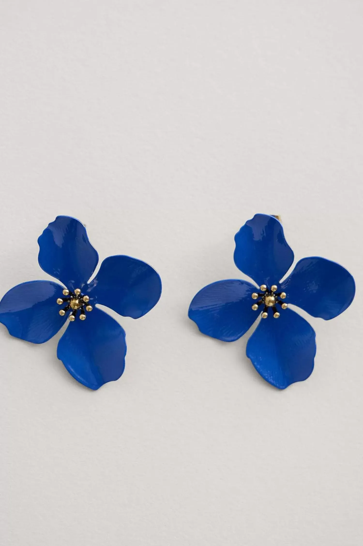 Jewellery<Seasalt Cornwall Pollinator Flower Stud Earrings Lunaria Blue Jay