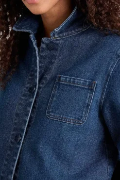 Coats & Jackets<Seasalt Cornwall Reading Rocks Jacket Mid Indigo Wash