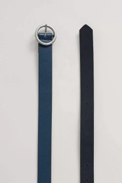 Belts<Seasalt Cornwall Reversible Leather Belt Harbour