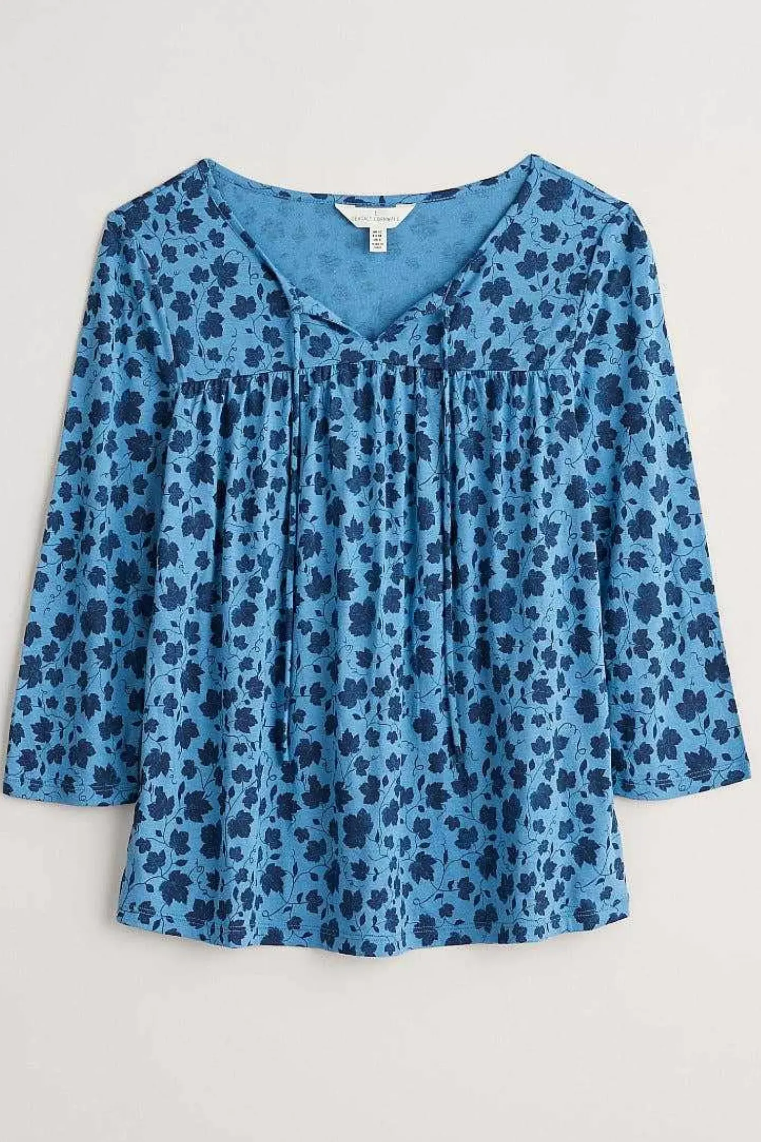 Tops<Seasalt Cornwall River's End Jersey Top Growing Ivy Clear Sky