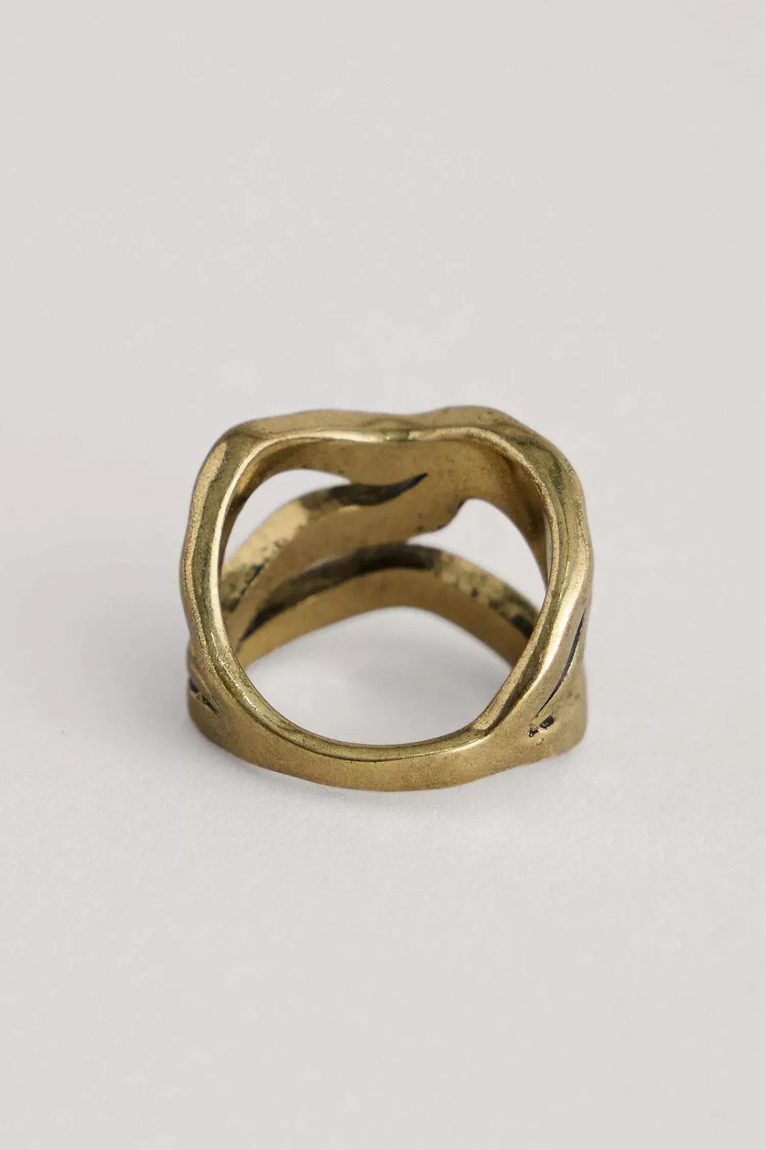 Jewellery<Seasalt Cornwall Ruthern Ring Shine Bright Brass