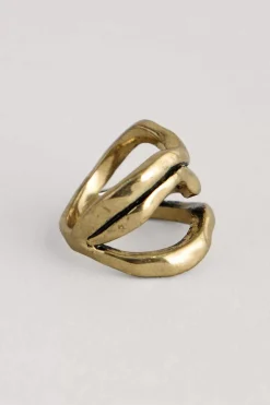 Jewellery<Seasalt Cornwall Ruthern Ring Shine Bright Brass