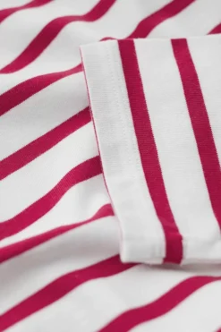 Tops<Seasalt Cornwall Sailor Shirt (Gots) Breton Chalk Wild Berry