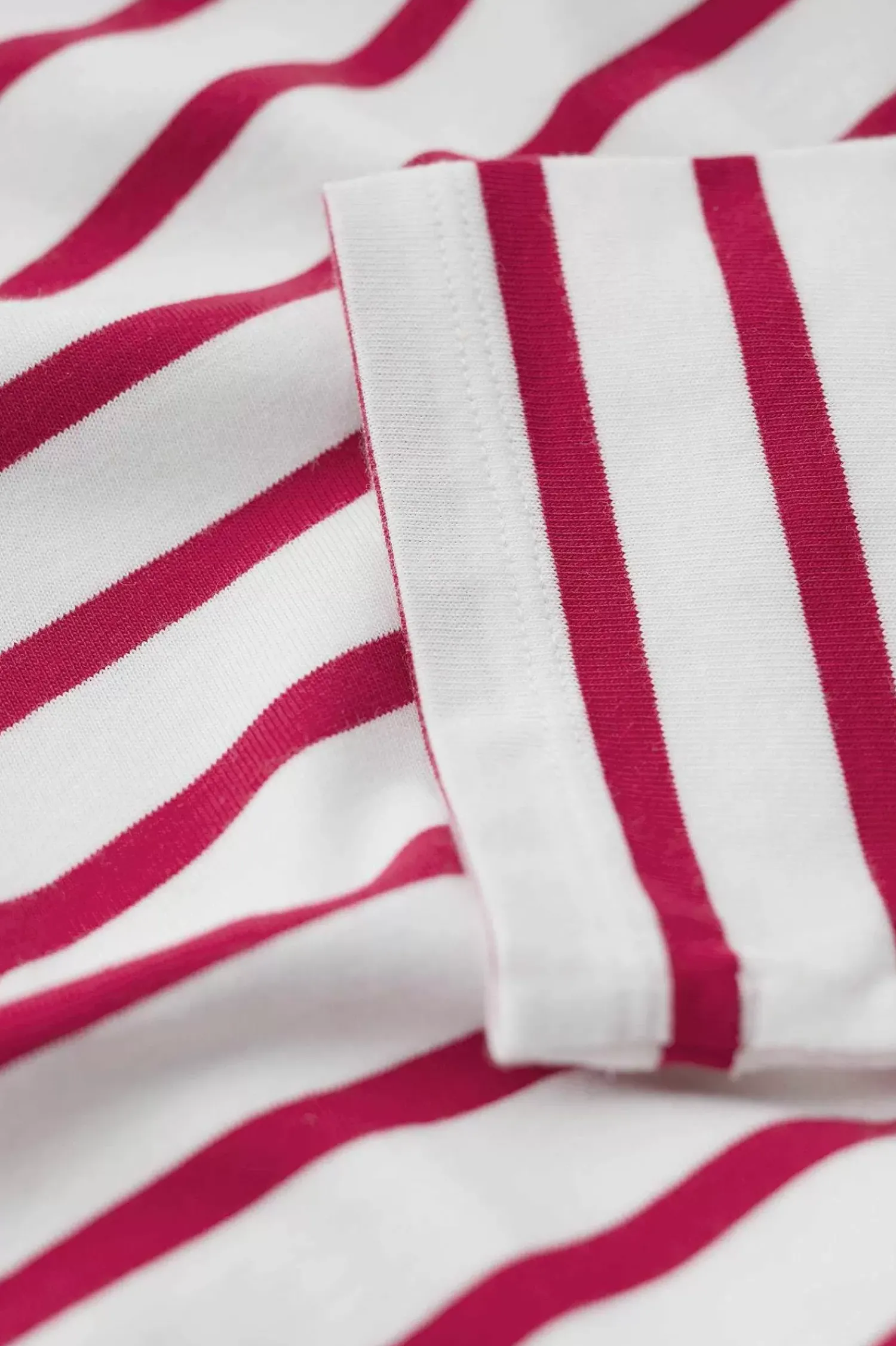 Tops<Seasalt Cornwall Sailor Shirt (Gots) Breton Chalk Wild Berry