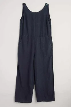 Trousers & Shorts<Seasalt Cornwall Salt Air Linen Jumpsuit Maritime