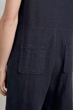 Trousers & Shorts<Seasalt Cornwall Salt Air Linen Jumpsuit Maritime