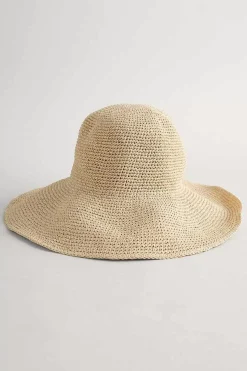 Hats<Seasalt Cornwall Sculpture Garden Wide Brim Sunhat Light Natural