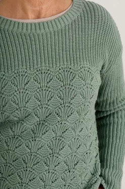 Knitwear<Seasalt Cornwall Sea Bird Organic Cotton Jumper Rosemary