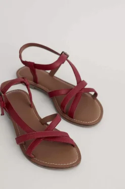 Sandals<Seasalt Cornwall Sea Step Strappy Leather Sandals Mainsail