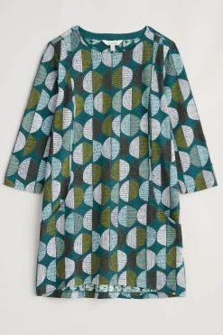 Tunics<Seasalt Cornwall Shore Foraging Printed Tunic (Gots) Circle Markings Seaway