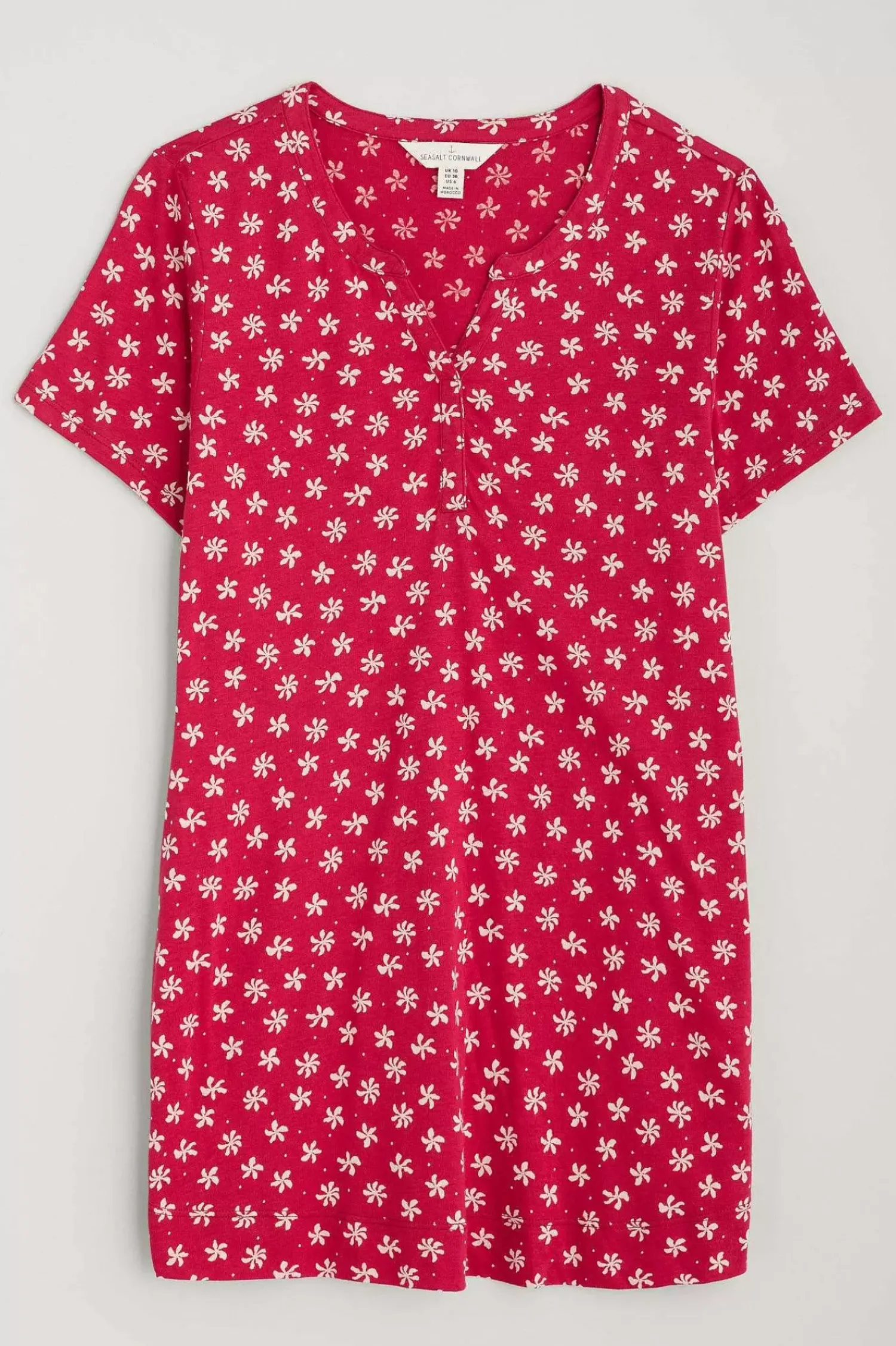 Tops<Seasalt Cornwall Short-Sleeved Risso Top Seadance Ditsy Rudder