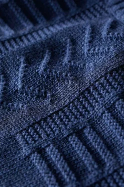 Knitwear<Seasalt Cornwall Smallcombe Organic Cotton Knitted Vest (Gots) Marine