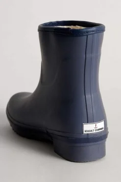 Coats & Jackets<Seasalt Cornwall Storm Chaser Fleece-Lined Wellies Fathom