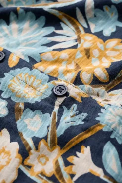 Tops<Seasalt Cornwall Studio Glass 3/4 Sleeve Top Floral Terrain Maritime