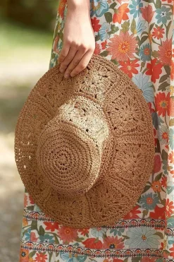 Hats<Seasalt Cornwall Sundew Crochet Hat Natural