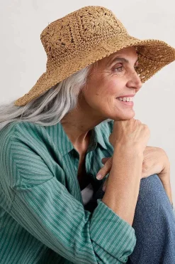 Hats<Seasalt Cornwall Sundew Crochet Hat Natural