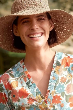 Hats<Seasalt Cornwall Sundew Crochet Hat Natural