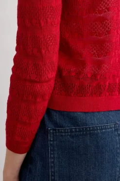 Knitwear<Seasalt Cornwall Sweet Day Cotton Cardigan Rudder