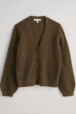 Knitwear<Seasalt Cornwall Taffle V-Neck Cardigan Laurel