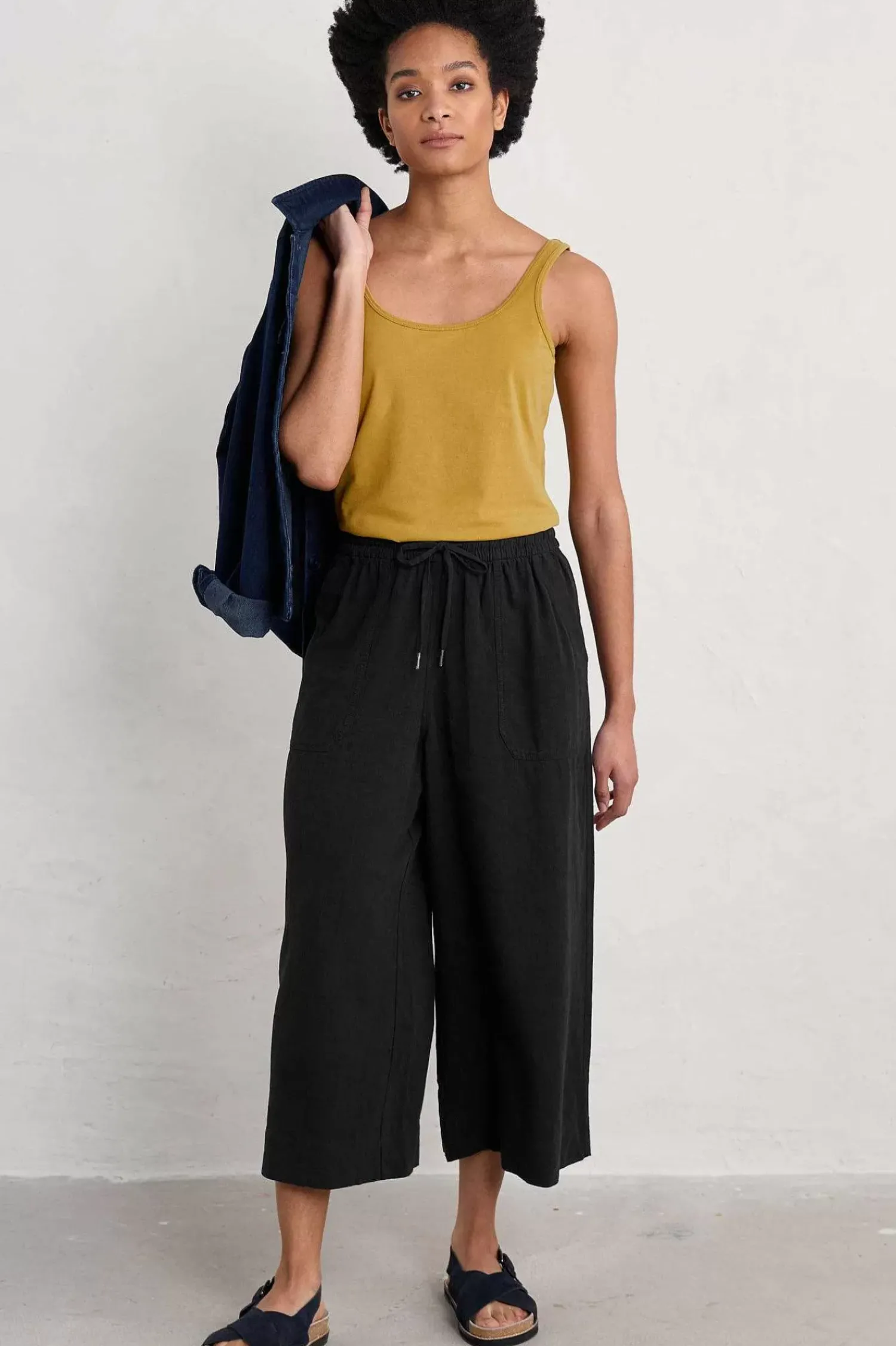 Tops<Seasalt Cornwall Tidal Drift Jersey Vest Pear