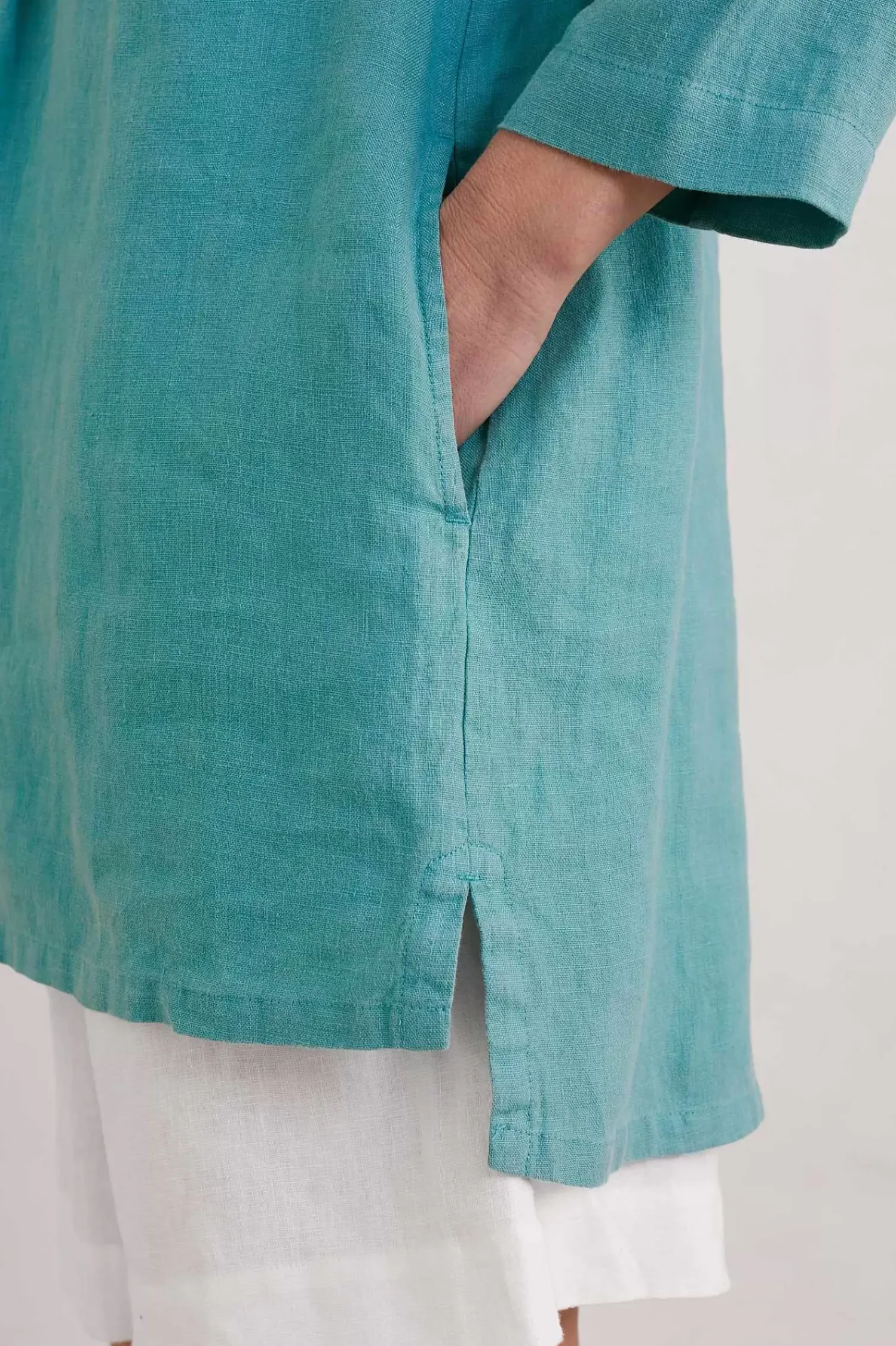 Tunics<Seasalt Cornwall Tide Clock 3/4 Sleeve Tunic Tidepool