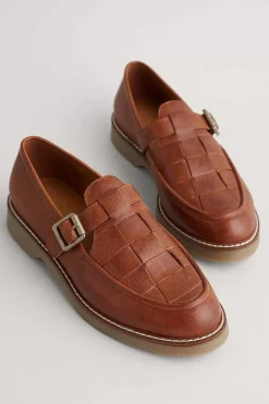 Shoes<Seasalt Cornwall Tresmeer Leather Shoes Rich Tan