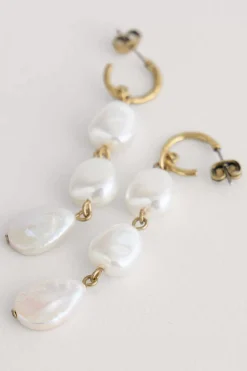 Jewellery<Seasalt Cornwall Valency Freshwater Pearl Drop Earrings Arthek Mix