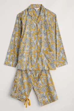 Nightwear<Seasalt Cornwall View Point Pyjamas Woodland Garlic Dark Dijon