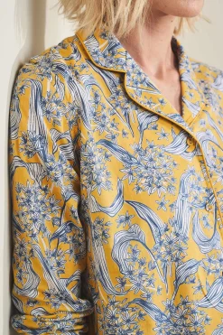 Nightwear<Seasalt Cornwall View Point Pyjamas Woodland Garlic Dark Dijon