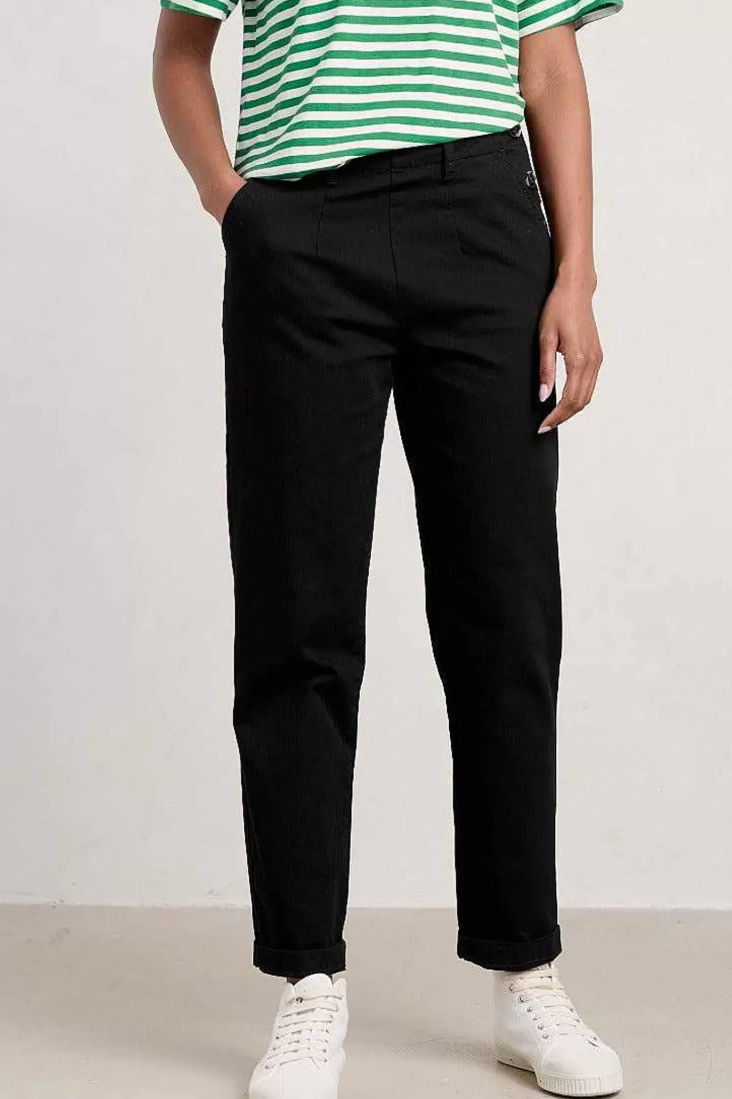 Trousers & Shorts<Seasalt Cornwall Waterdance Trousers Black